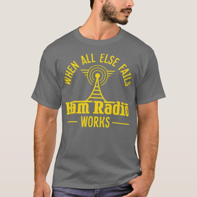 Amateur Ham Radio Operator Shirt Geschenkantenne A (Vorderseite)
