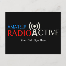 Amateur-Radio Active Postkarte