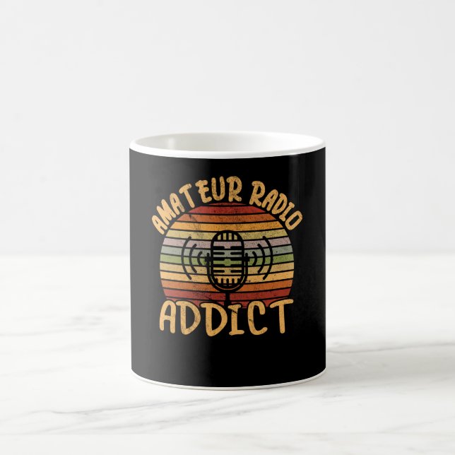Amateur-Radio Addict-Ham-Betreiber Kaffeetasse (Mittel)