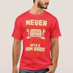 Amateur-Radio-Betreiber HAM Radio Old Man Funny T-Shirt