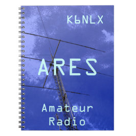 Amateur-Radio-Call-Sign-ARES Notizblock