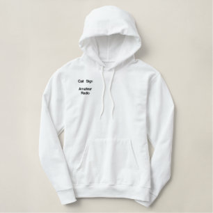 Amateur Radio Call Sign Pullover Sweatshirt