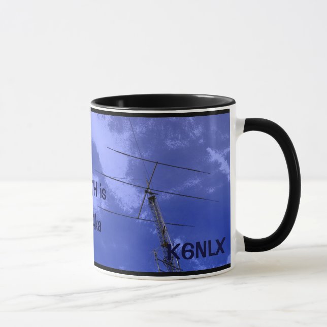 Amateur-Radio QTH und Callsign-Tasse Tasse (Rechts)