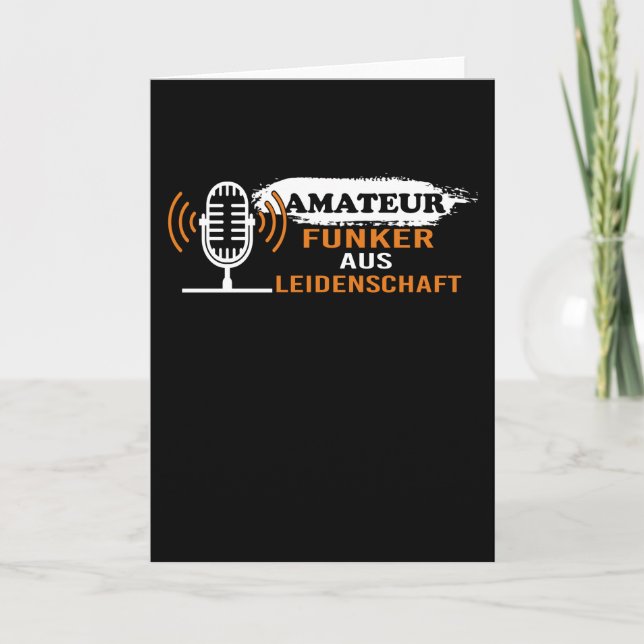 Amateurfunk aus dem Radio Passion Hobby Karte (Vorderseite)