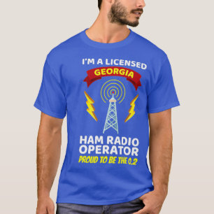 Amateurfunk-Betreiber Funny Ham Radio Georgia T-Shirt