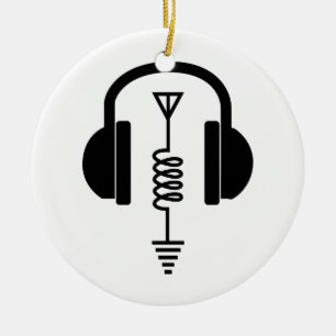 Amateurfunk-Betreiber Keramik Ornament