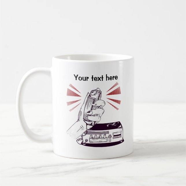 Amateurfunk Ham Kaffeetasse (Links)