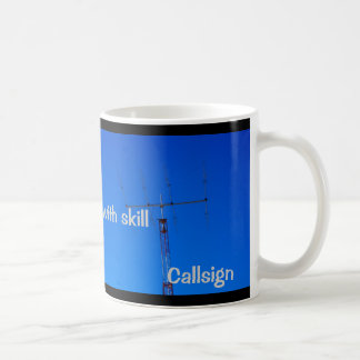 Amateurfunk QRP und Callsign Tasse