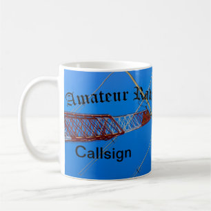Amateurfunk und Rufzeichen Kaffeetasse