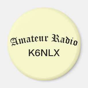 Amateurfunk und Rufzeichen Magnet