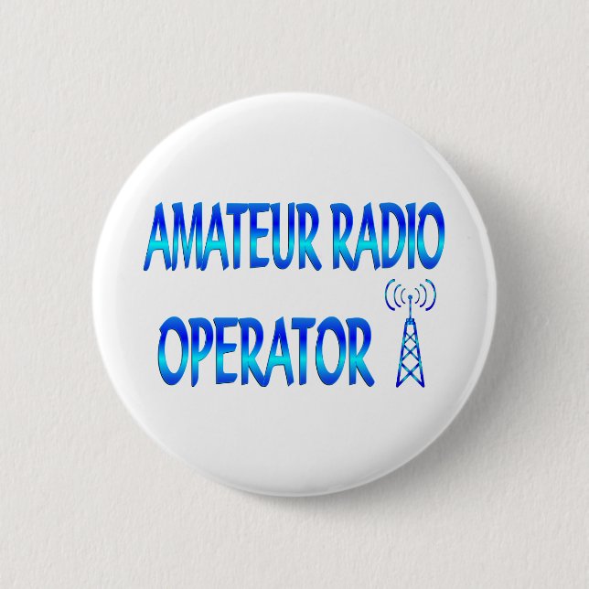 AmateurFunker Button (Vorderseite)