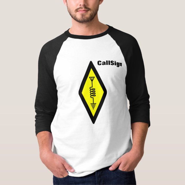 Amateurfunkspruch-Zeichen-Shirt T-Shirt (Vorderseite)