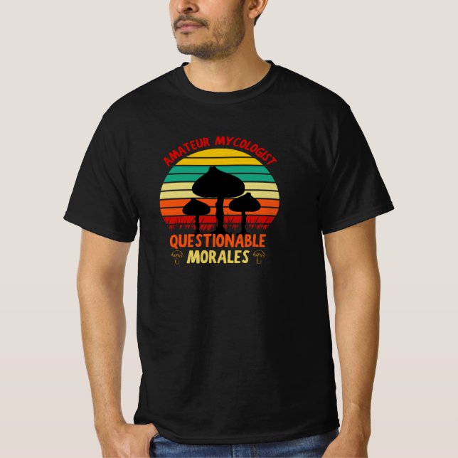 Amateurmykologe - Mykologie T-Shirt (Vorderseite)