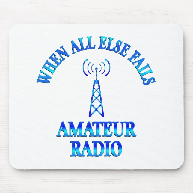 Amateurradio-Hilfen Mousepad (Vorne)