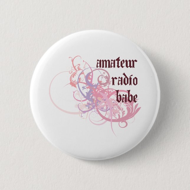 Amateurradiobaby Button (Vorderseite)