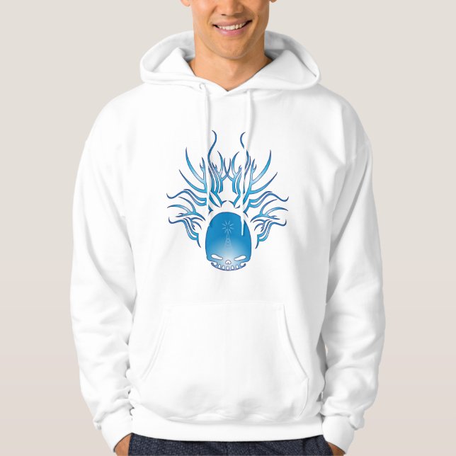 Amateurradioschädel Hoodie (Vorderseite)