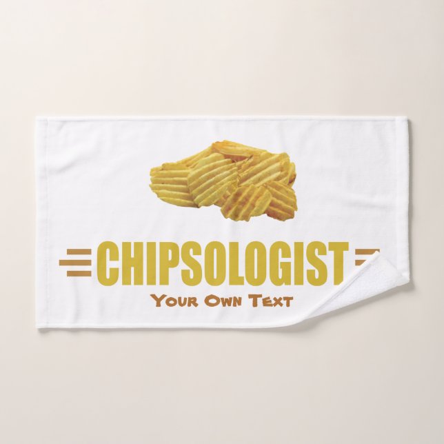 Amateurs de chips drôles (Serviette à main)