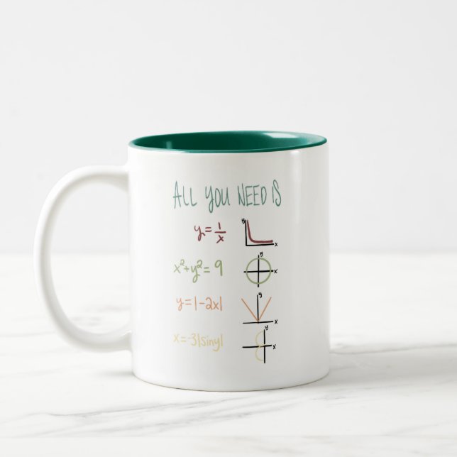 Amateurs de maths tasse de café (Gauche)