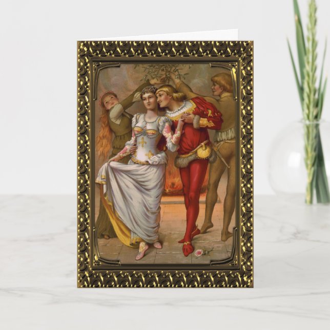 Amateurs de Noël - Carte d'art Vintage (Devant)