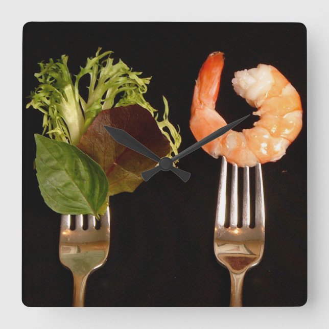 Amateurs de nourriture Horloge murale de la cuisin (Recto)