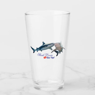 Amateurs de requins mignons Verre de tir
