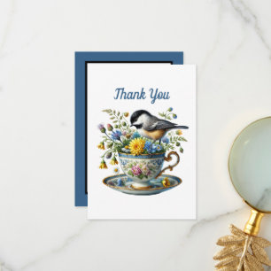 Amateurs d'oiseaux mignons merci Carte de remercie
