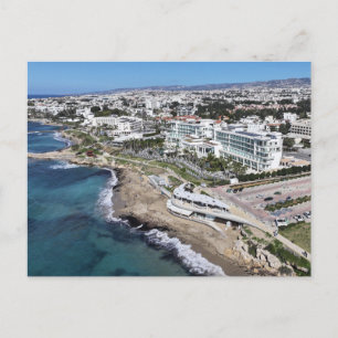 Amavi Hotel und SODAP Beach, Paphos von Drohne Postkarte