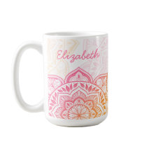 Amaya Mandala 15 oz. Personalisierter Becher