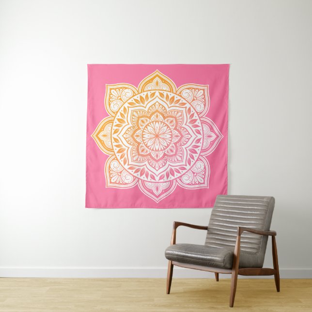 Amaya Mandala Fine Art Tapestry Wandteppich (Beispiel)