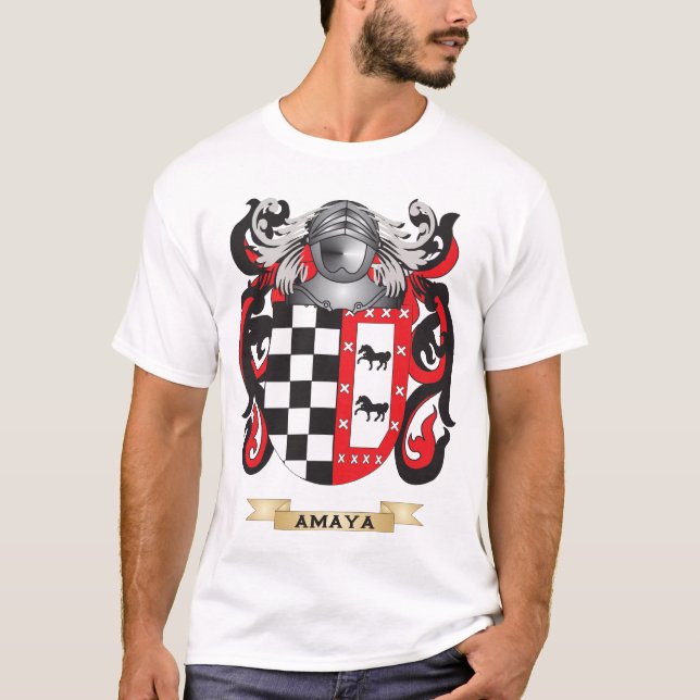 Amaya Wappen (Familienwappen) T-Shirt (Vorderseite)