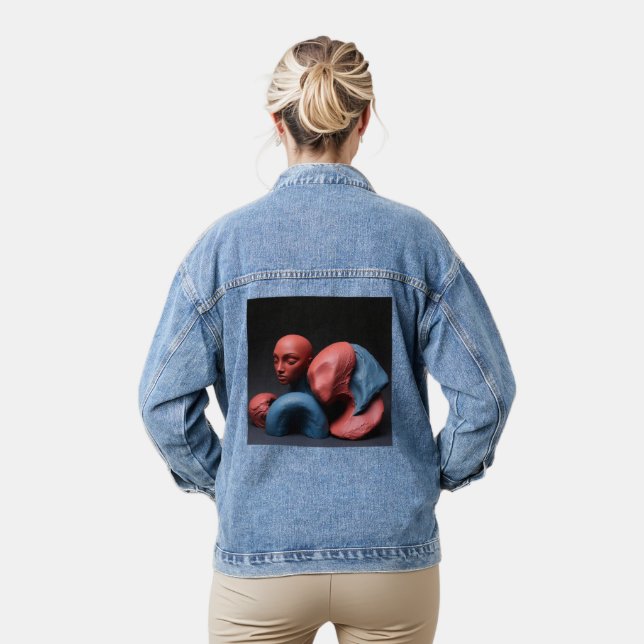 Amaze Design Denim Jeansjacke (Modell)