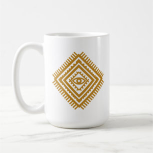 Amazigh Atlas Schutzdiamant — Berber-Stammesmuster Kaffeetasse