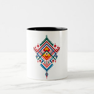 Amazigh-Erbe-Tasse - Traditionelle marokkanische B Zweifarbige Tasse