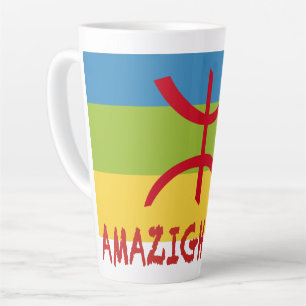 Amazigh Fahne - berberber flagge Drapeau Amazigh Milchtasse
