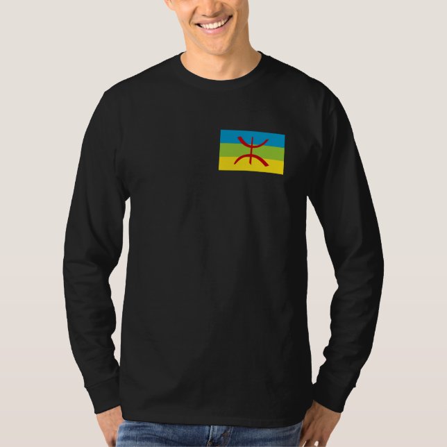 Amazigh Flag Geschenk Berber Flag Kabyles T-Shirt (Vorderseite)
