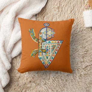 Amazigh geometrisches Stammes-Amazigh-T-Shirt Kissen
