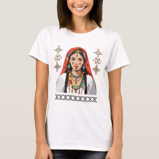 Amazigh Kabyle Berber Tattoo Symbole tifinagage Ar T-Shirt