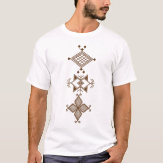 Amazigh Kabyle Berber Tattoo Symbole tifinagage Ar T-Shirt