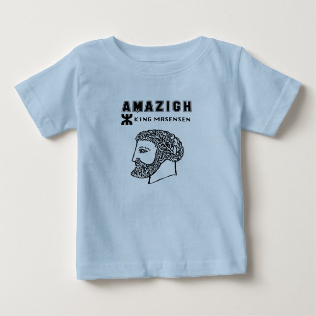 amazigh König Massinissa Kabyle Algerie Marokko Baby T-shirt (Vorderseite)