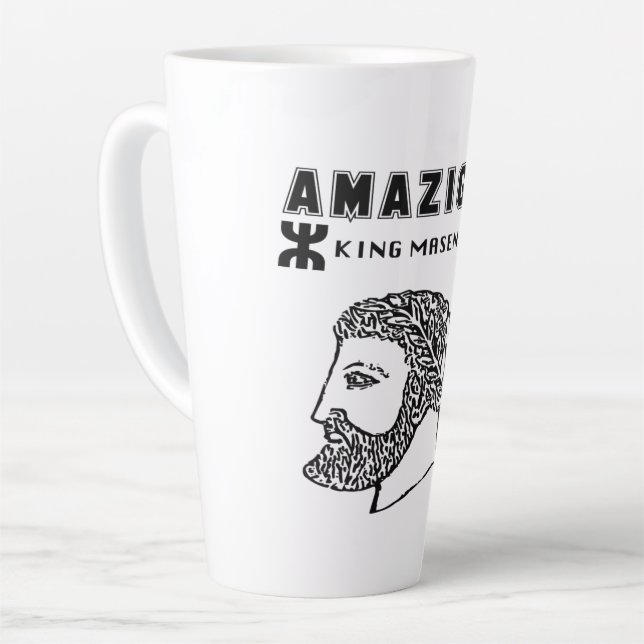 amazigh König Massinissa Kabyle Algerie Marokko Milchtasse (Linke Ecke)