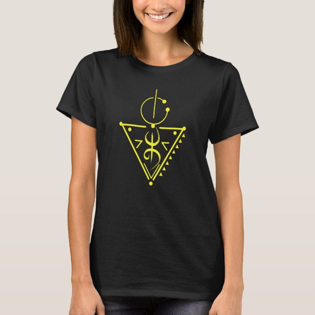 Amazigh Pattern Berber Fibula Tifinagh T-Shirt (Vorderseite)