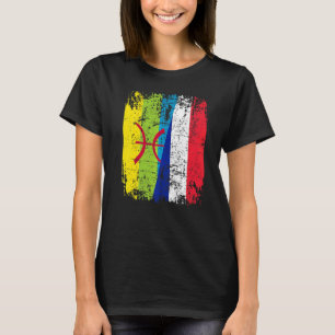 AMAZIGH ROOTS Halbfranzösisch Halbwertsflagge KABY T-Shirt