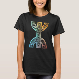 Amazigh Vintag Yaz Tifinagh Berbers Proud T-Shirt