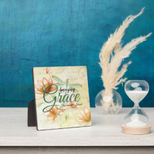 Amazing Grace Flowers and Draquelly Fotoplatte