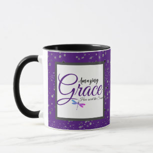 Amazing Grace lila und schwarz Tasse