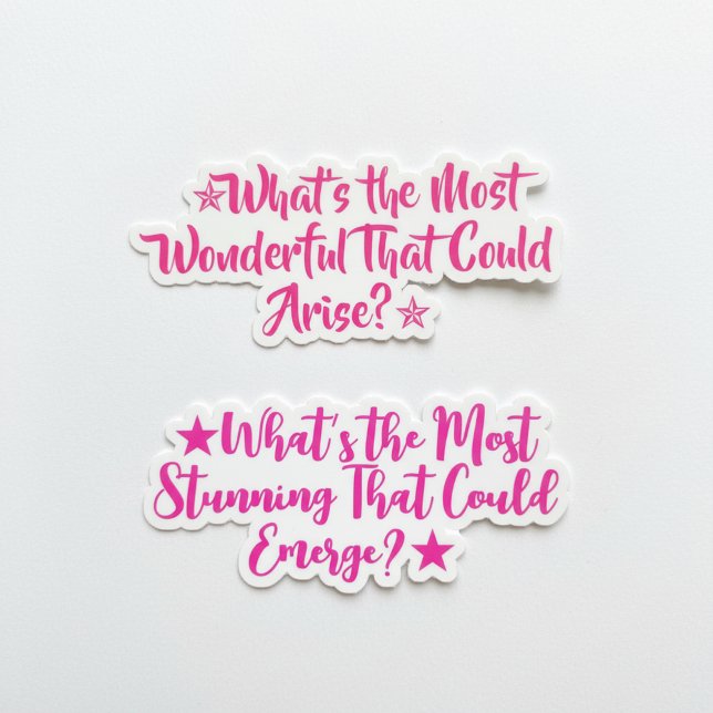 Amazing Inspirational Quotes | Positive Girl Aufkleber (Inspirational quote sticker pack)