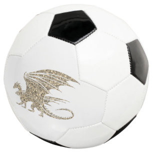 Amazing Mosaic Dragon Golden Fußball