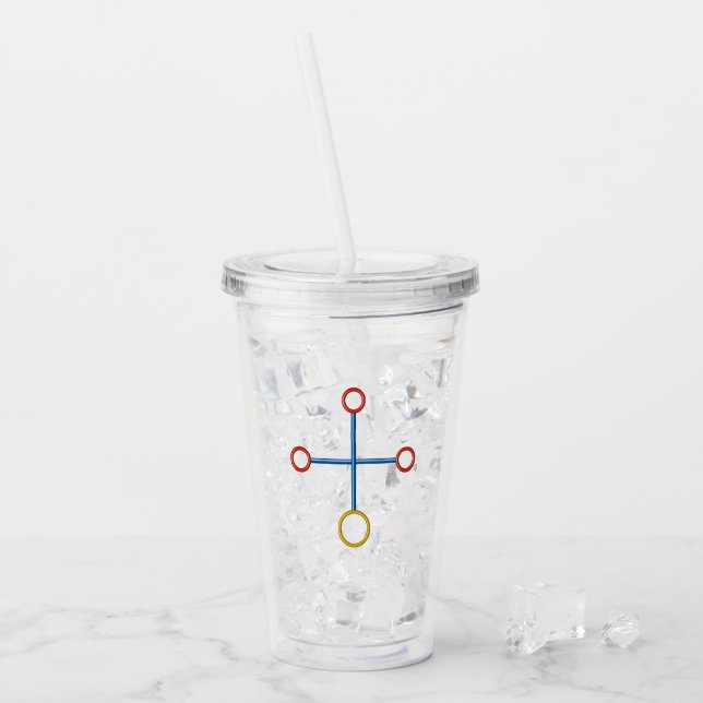 amazingCROSS als Trinkbecher Acryltrinkbecher (Vorderseite Ice)