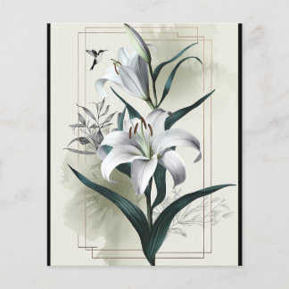 Amazon Lily Art - Gold & Scandi Style Flyer