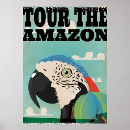 Amazon Vintage Reiseplakat Poster